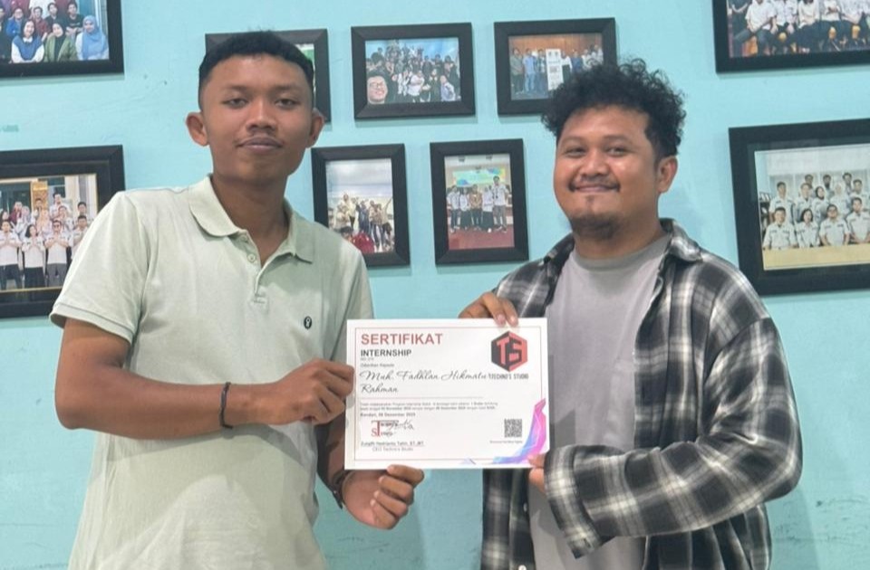 Tuntaskan Pelatihan Industri, Techno's Studio Resmi Lepas Peserta Magang BPVP Kendari